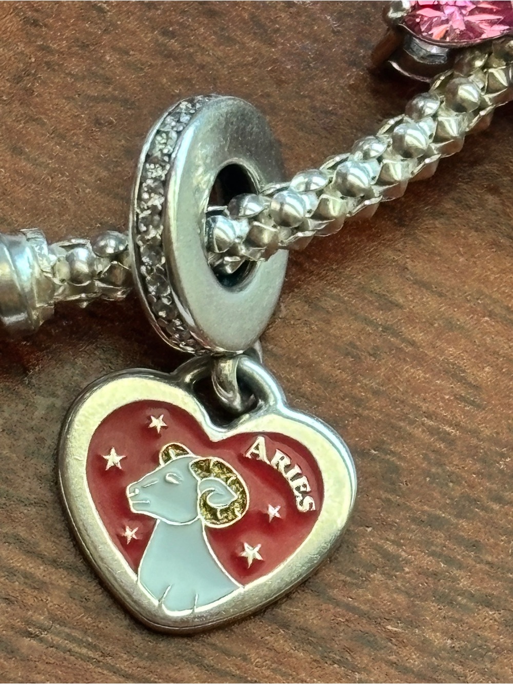 Pandora aries dangle charm